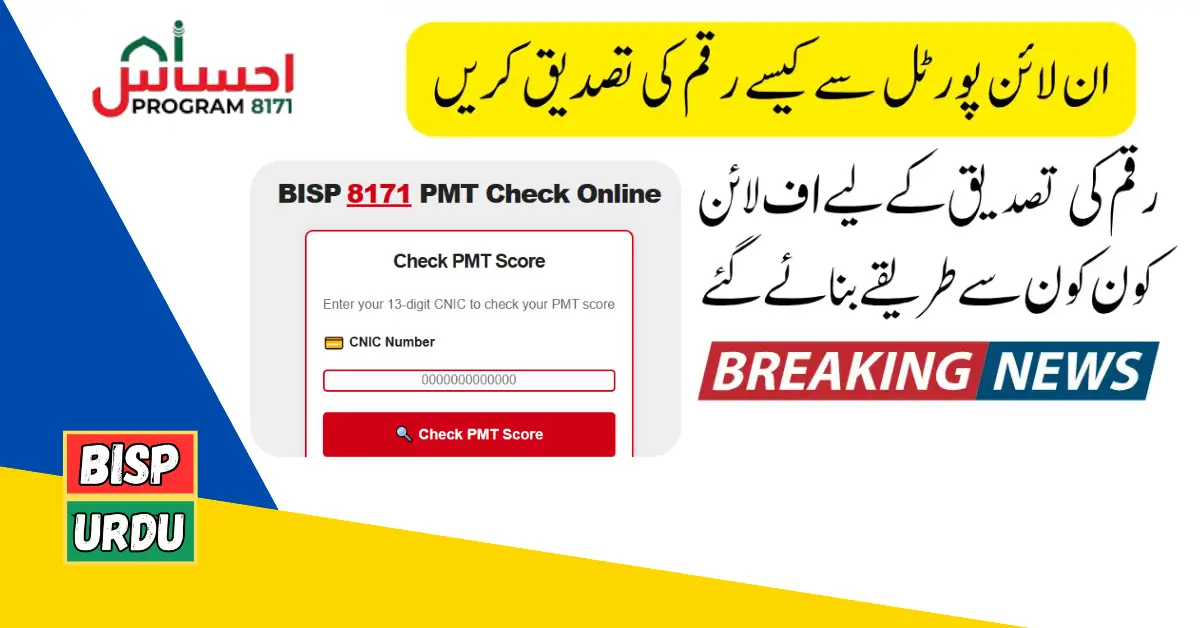 Ehsaas Program CNIC Check Online 13500 2025 - CNIC کے ذریعے اگست میں رسائی کے لیے مرحلہ وار گائیڈ